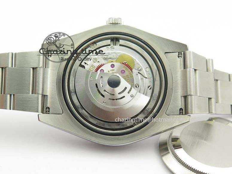 Gray SS Dial A3136 Sliver On Sticks 41mm SS Bracelet Markers Datejust II 116334 1225